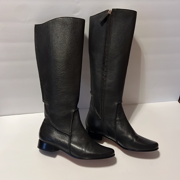 Diane Von Furstenberg Brown Leather Boot size 6.5m - Picture 16 of 16